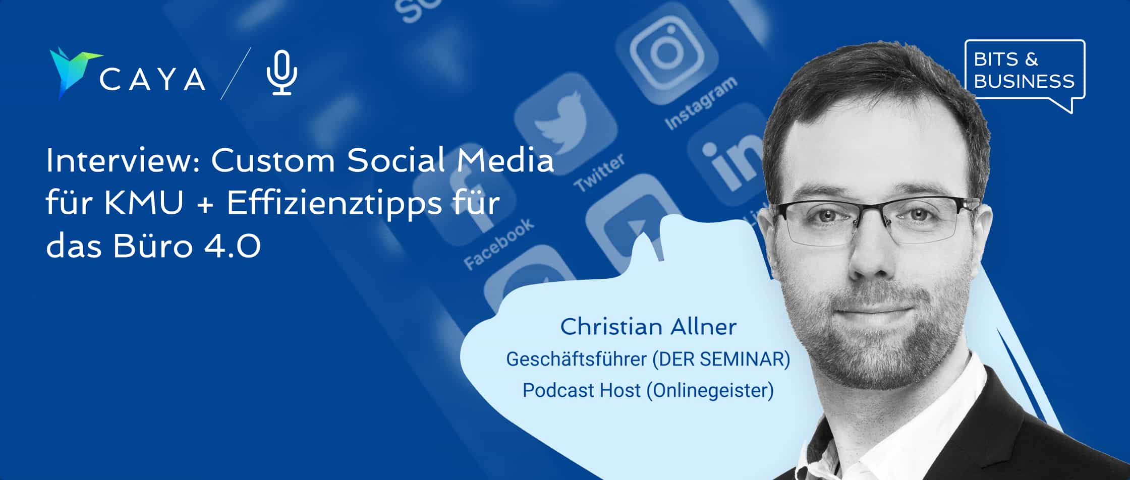 Wie Social Media für KMU (B2B & B2C) passgenau umsetzen? - Interview Christian Allner